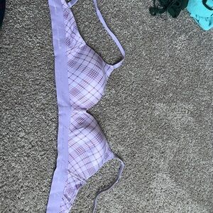 Victoria's Secret Purple Plaid Bra